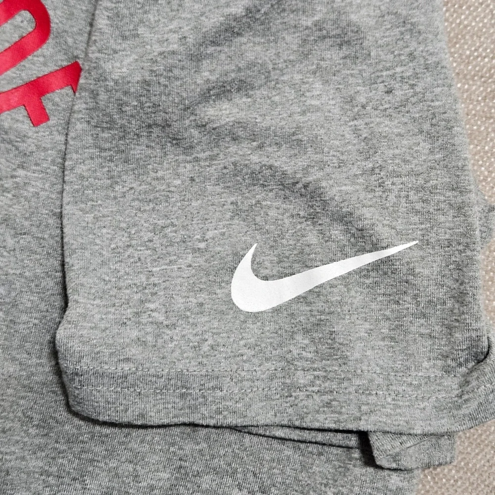 Nike T-Shirt Men Large Gray Kansas City Chiefs Property Of NFL Dri-FIT Tee
